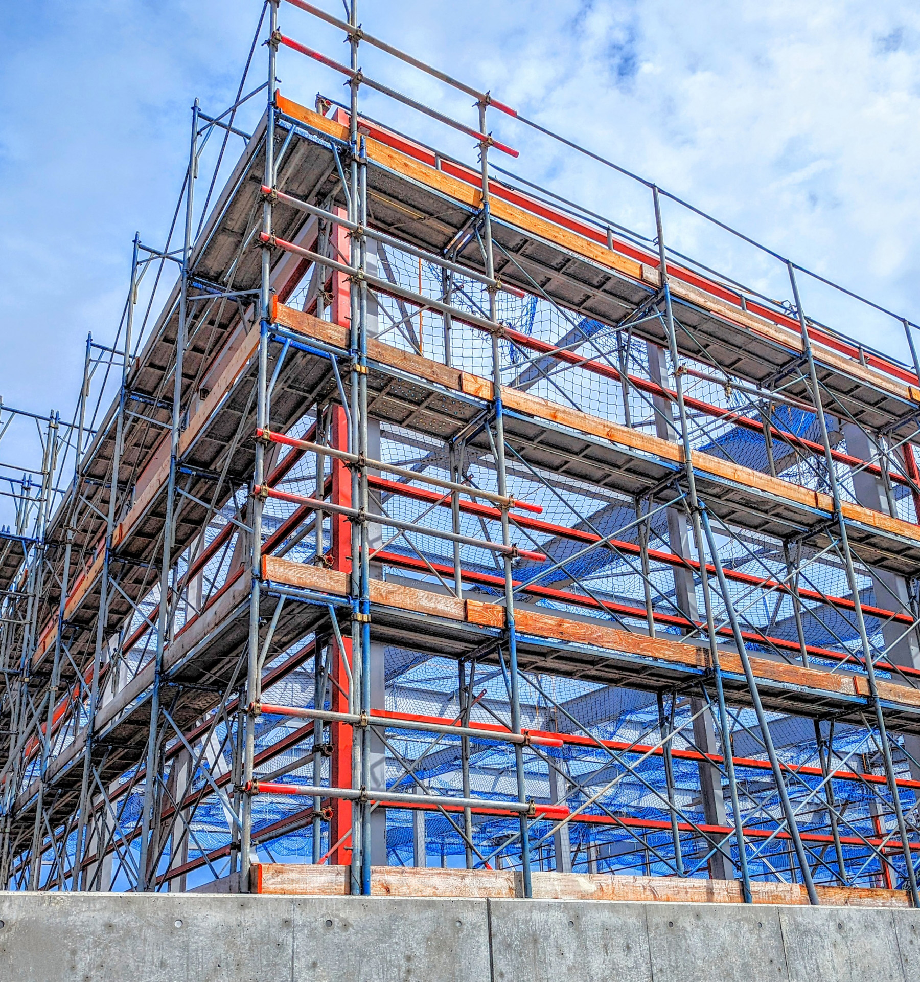 規模に合わせた最適な足場